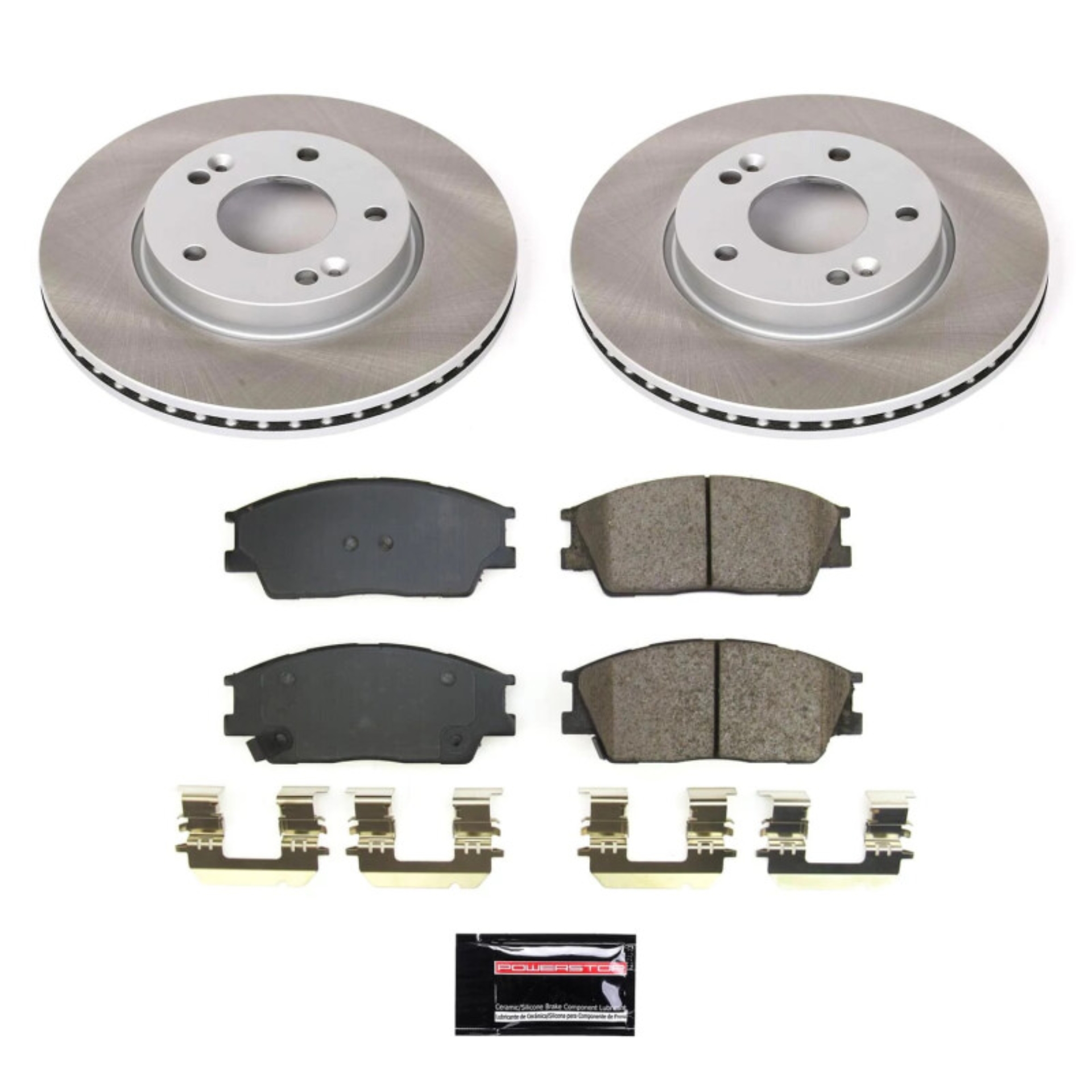 Picture of Power Stop 20-23 Kia Soul Front Semi-Coated Rotor Kit