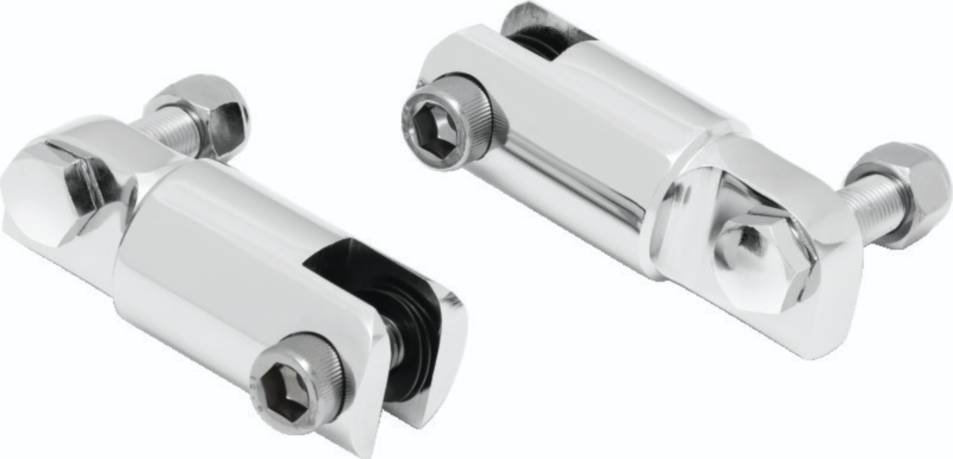 Picture of Kuryakyn 2-1/4in Stirrup Heel Rest Extenders Chrome