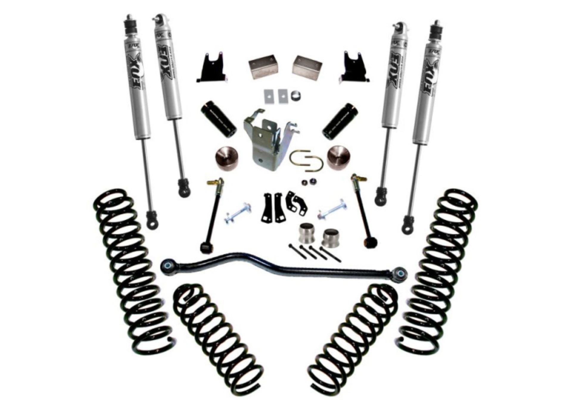 Picture of Superlift 07-18 Jeep Wrangler JK 2 Door 4in Lift Kit w/ Fox Shocks