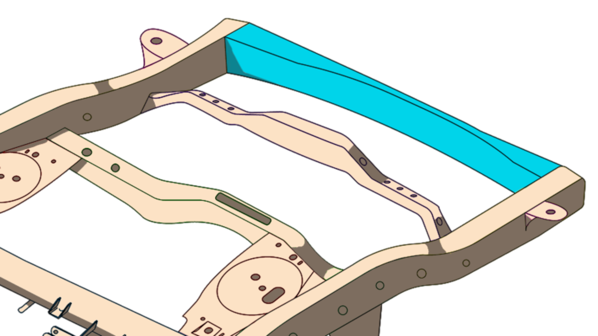 Picture of Rust Buster 4Runner & FJ Cruiser Rear Hitch Crossmember
