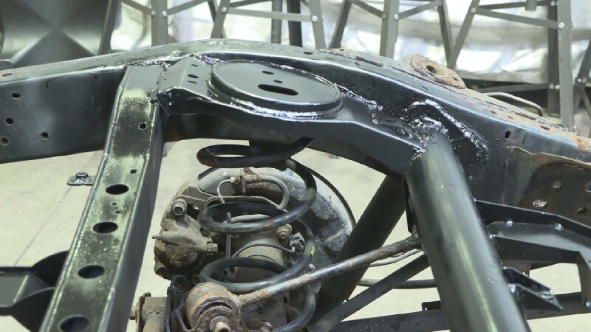 Picture of Rust Buster FJ Cruiser & 4Runner Rear Upper Coil Spring Bucket & Shock Mount - Right