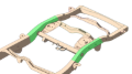 Picture of Rust Buster 2003-2014 Toyota 4Runner and FJ Cruiser Over-the-Axle Frame Repair Kit - Left