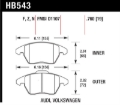 Picture of Hawk Audi A3 Quattro / VW EOS / Golf / Jetta / Passat / Rabbit HPS Front Brake Pads