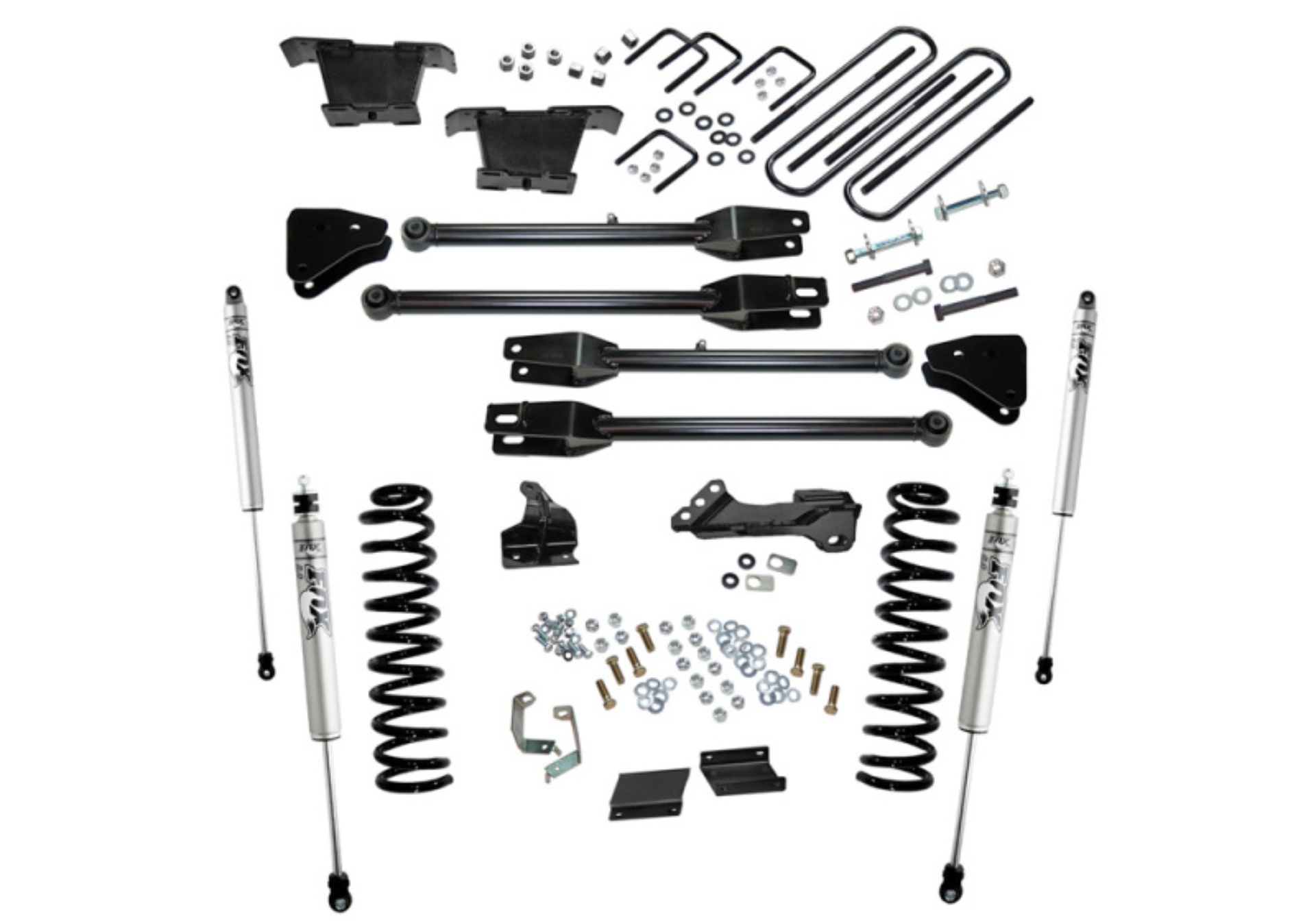 Picture of Superlift 11-16 Ford F-250 SuperDuty 4WD Diesel 4in Lift Kit w/ A 4 Link Conversion/Fox 2.0 Shocks