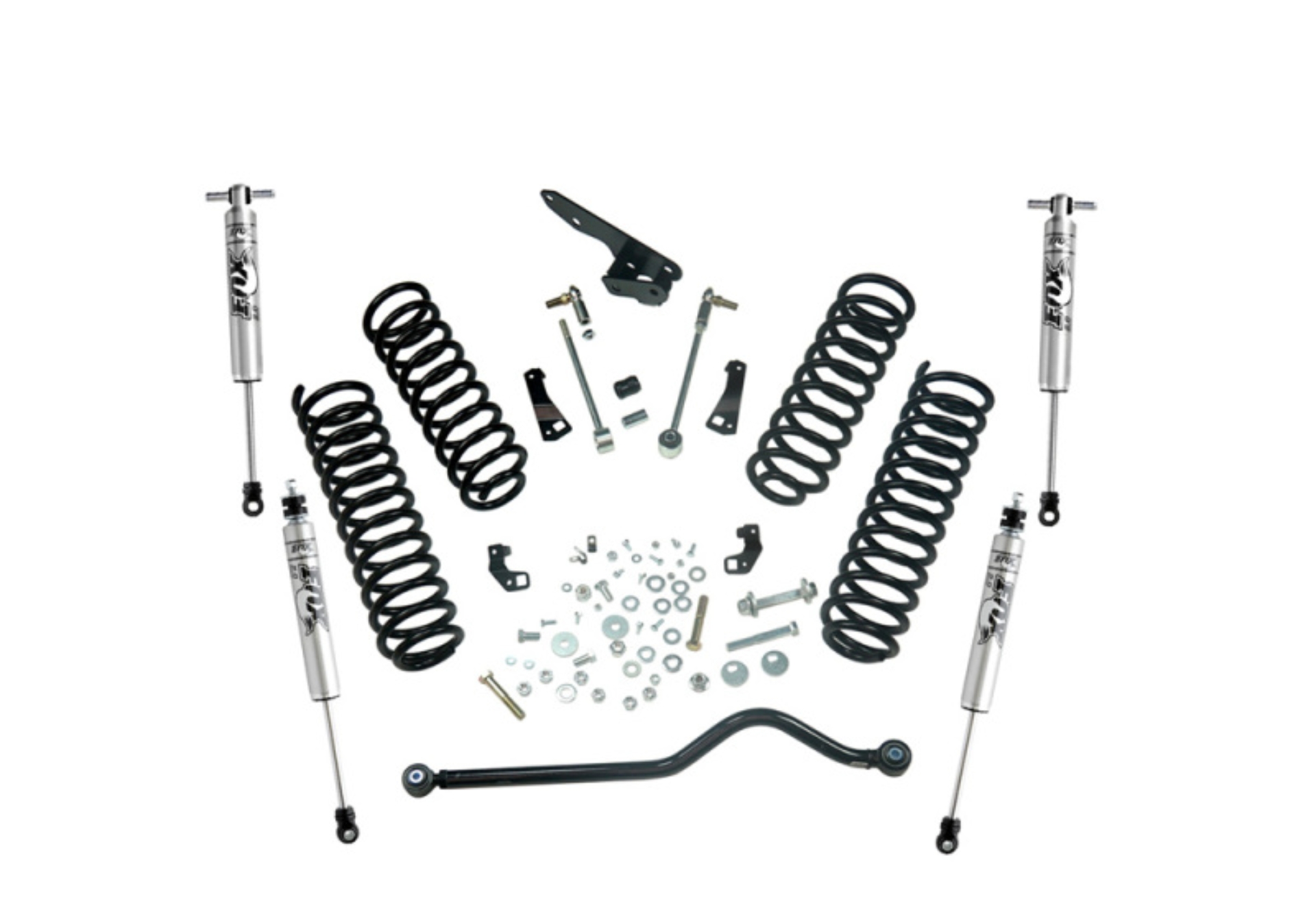 Picture of Superlift 07-18 Jeep Wrangler JK 2 Door 4in Lift Kit w/ Fox Shocks