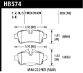 Picture of Hawk 07+ Mini Cooper Performance Ceramic Street Rear Brake Pads