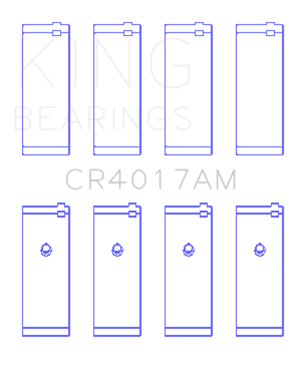 Picture of King Engine Bearings Opel 1.8/2.0 X18/20Xe (Size +0.25mm) Connecting Rod Bearing Set