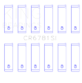 Picture of King Engine Bearings Chrysler 2.7L (Od+.002in) (Size +0.75mm) Connecting Rod Bearing Set