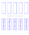 Picture of King Engine Bearings Ford J4B/J4C (Size +1.0mm) Main Bearing Set