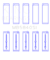 Picture of King Engine Bearings Chrysler/Dodge Gen 3 Hemi 5.7/6.1/6.4 (Size +1.0mm) Main Bearing Set