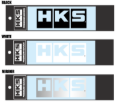 Picture of HKS LOGO Sticker W135 WHITE