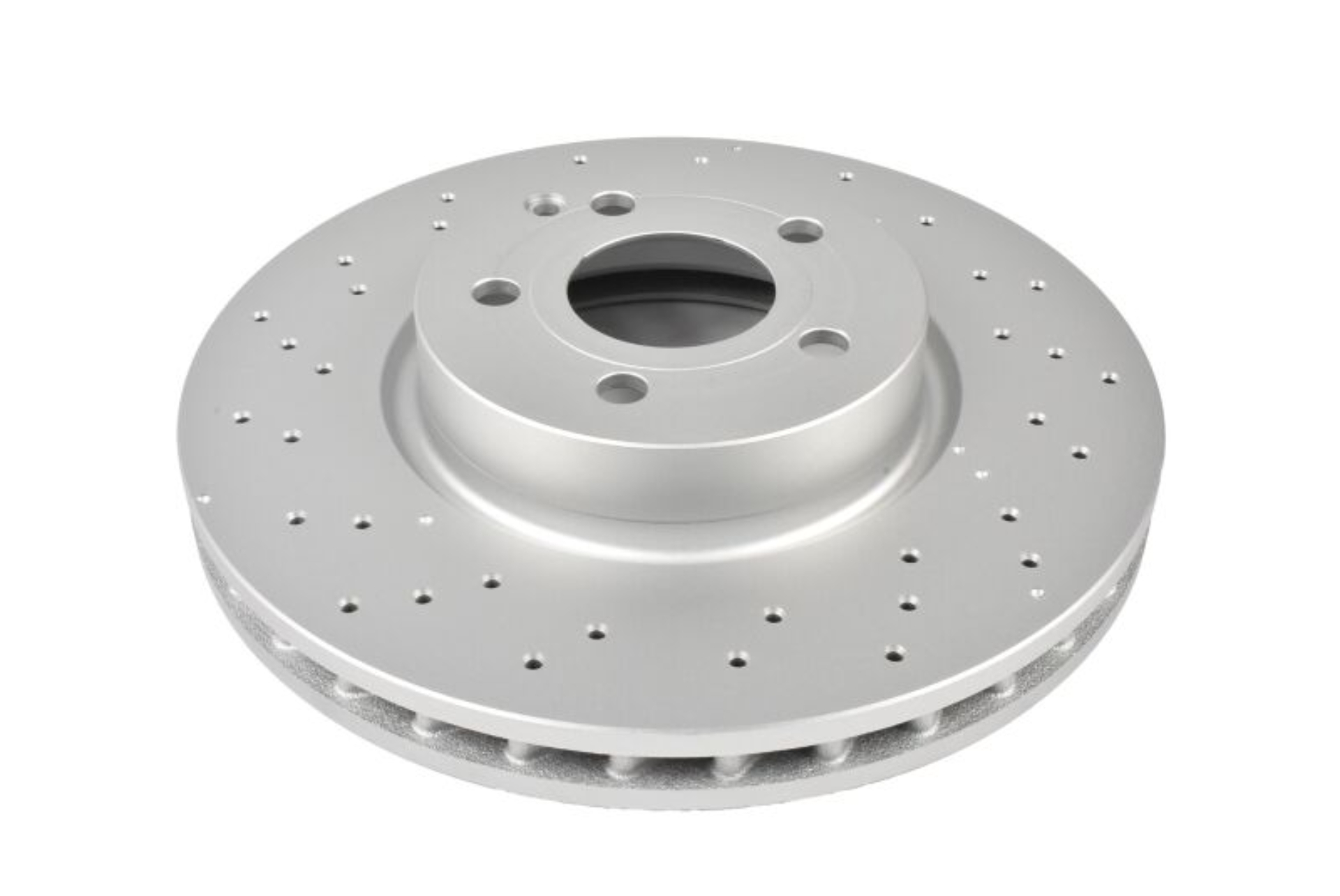 Picture of DBA 11-14 Mercedes-Benz C350 (W204/W212) Street Series OE Drilled Front Brake Rotor