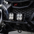Picture of Baja Designs 2024+ Can-Am Maverick R XL Pro Push Bar Bumper Kit - Clear