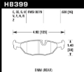 Picture of Hawk 84-4/91 BMW 325 (E30)Blue 9012 Rear Race Pads (NOT FOR STREET USE)