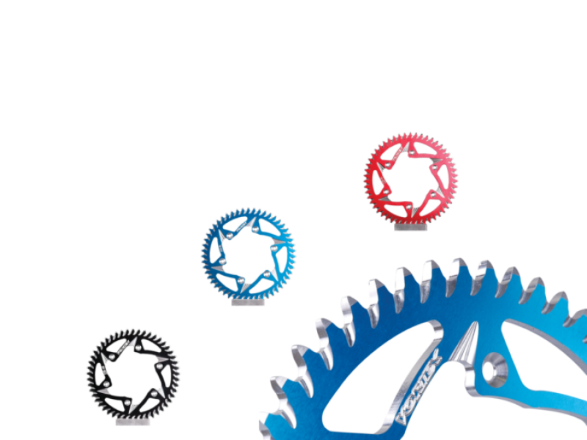 Picture of Vortex Racing Aluminum Rear Sprocket 520 35 Tooth- Blue
