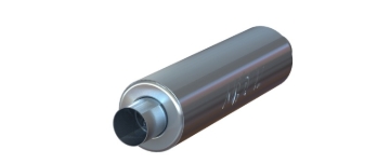 Picture of MBRP Universal 3in ID Inlet/Outlet 26in Single Chambered Muffler Aluminum (NO DROPSHIP)