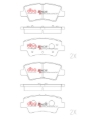 Picture of DBA 21-23 Hyundai Kona N-Line Rear RP Performance Brake Pads