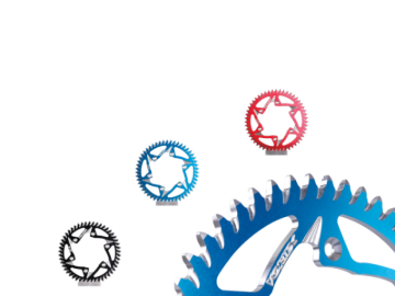 Picture of Vortex Racing Aluminum Rear Sprocket 530 54 Tooth- Blue