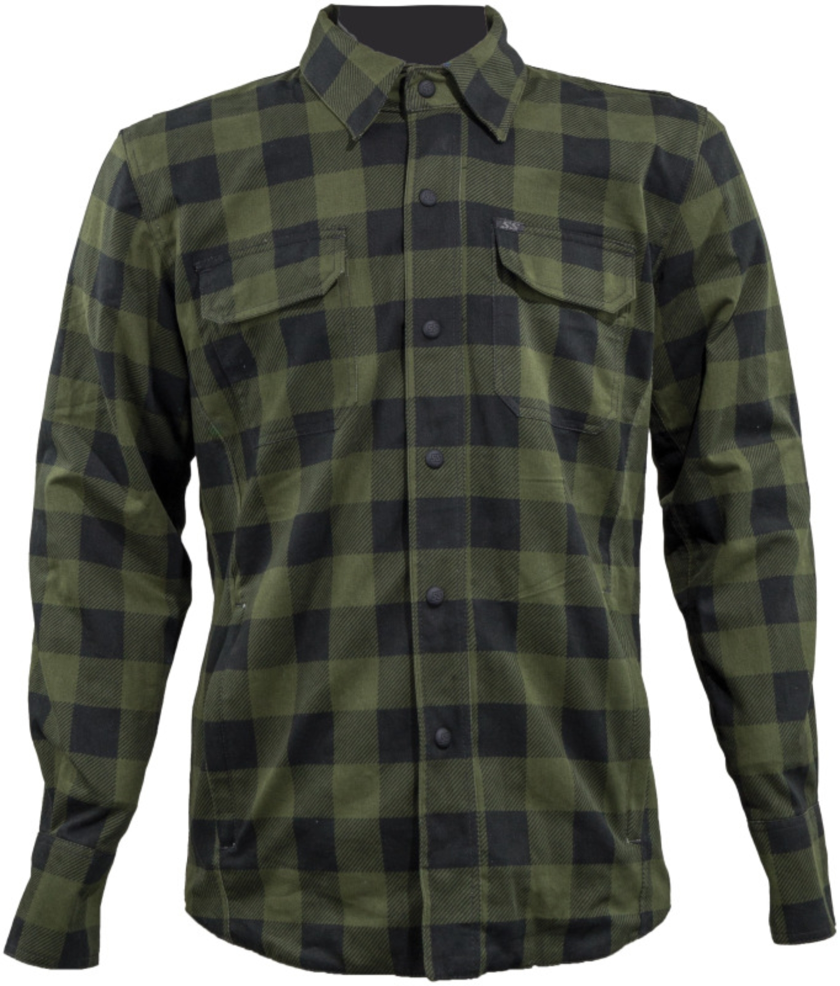 Picture of Speed and Strength True Grit Armored Motoshirt Olive/Black - Small