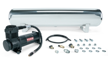 Picture of Air Lift 4 Gal. Polished Tank w/ Viair 444b Blk Compressor (Incl. Fittings & Mounting Hardware)