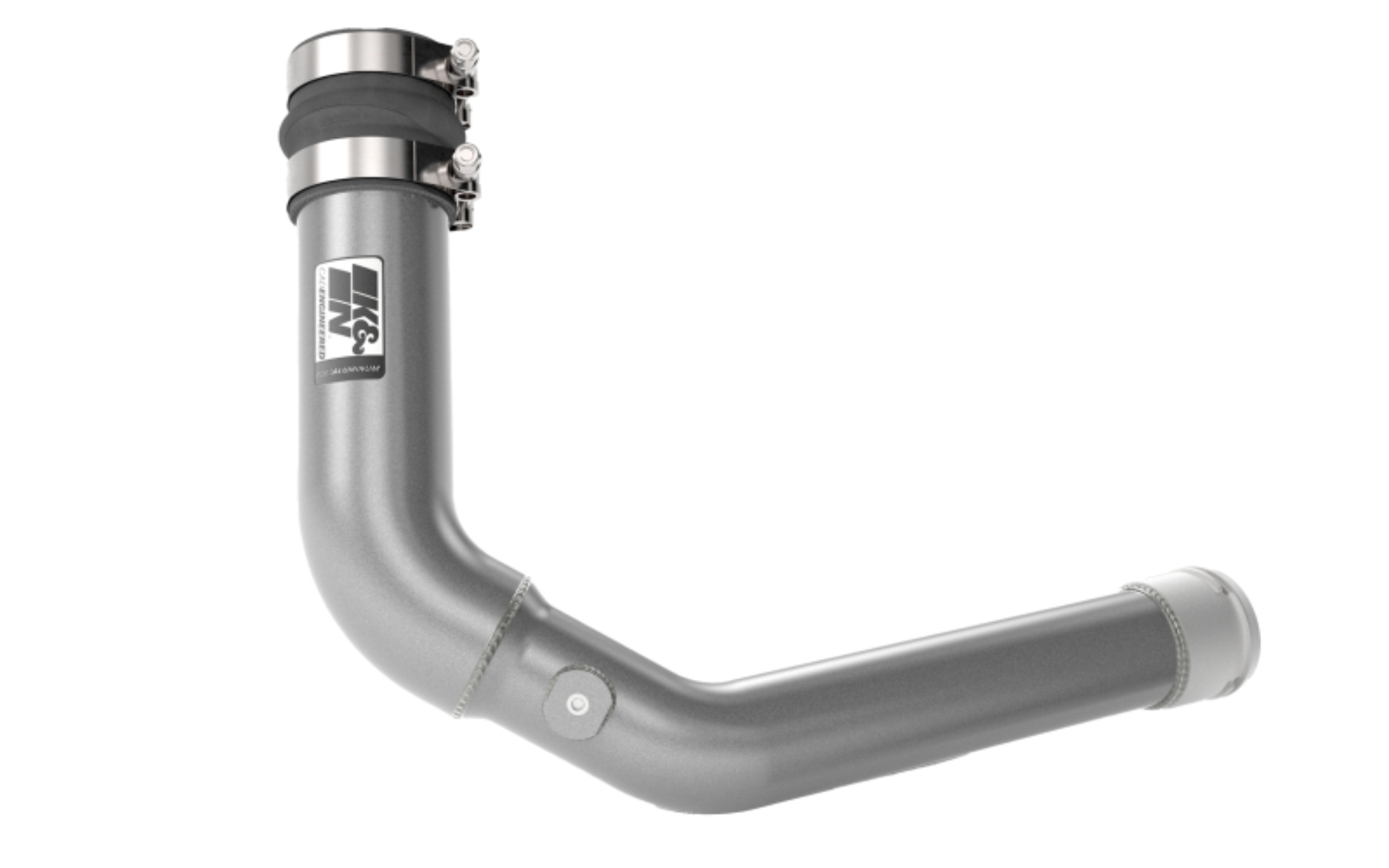 Picture of K&N 22-23 Subaru WRX 2.4L H4 Aluminum Charge Pipe Kit - Gunmetal Gray
