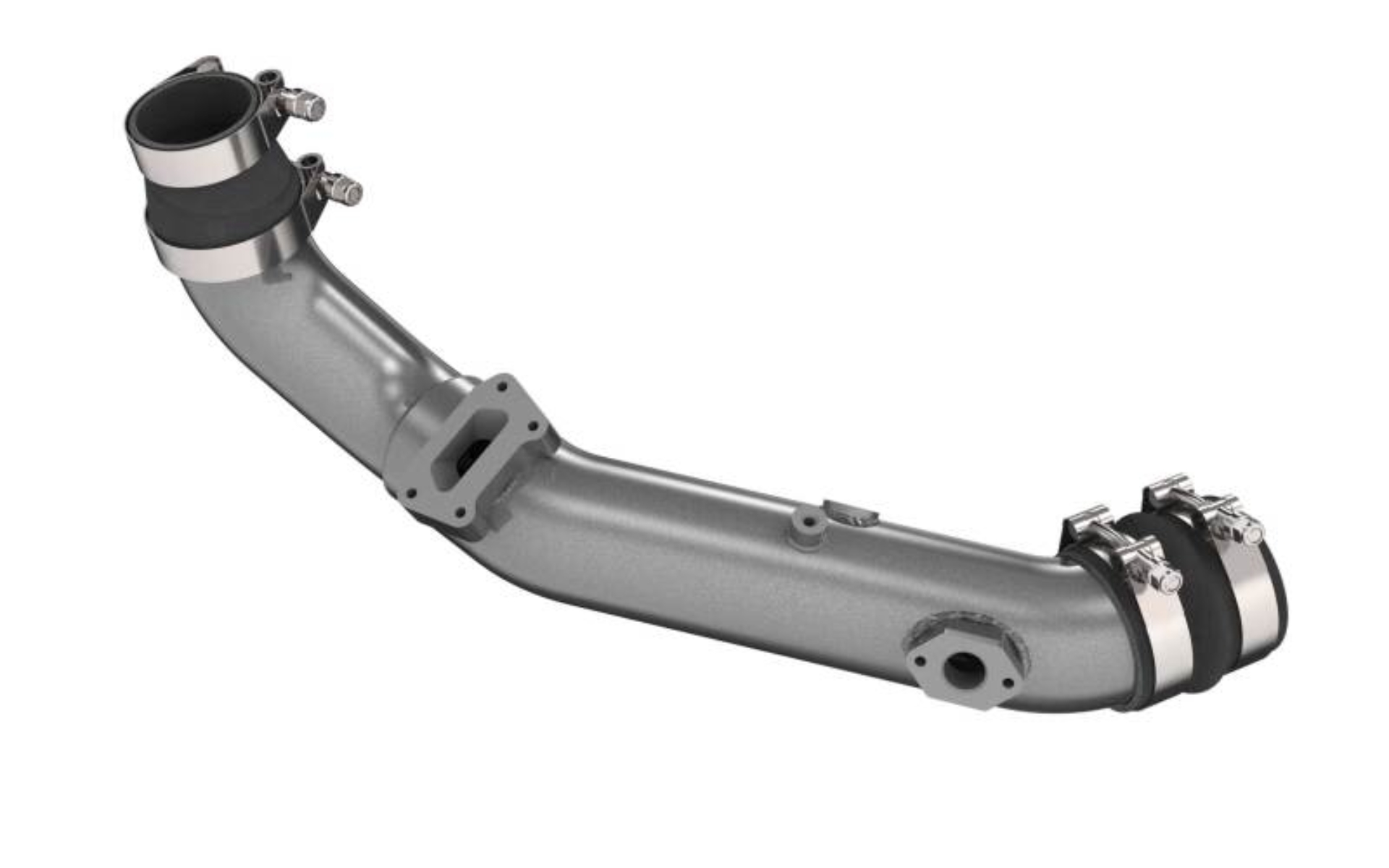 Picture of K&N 20-22 Hyundai Veloster N 2.0L L4 Aluminum Charge Pipe Kit - Gunmetal Gray