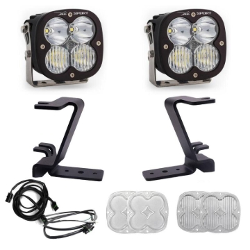Picture of Baja Designs 2023+ Ford F-250/350 Super Duty XL Sport A-Pillar Light Kit w/ Upfitter