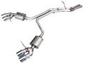 Picture of AWE Tuning 19-21 Porsche Macan 3.0T/2.9TT Touring Edition Cat-Back Exhaust w/ Chrome Silver Tips