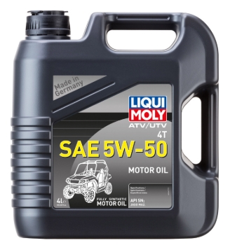 Picture of LIQUI MOLY 4L ATV 4T Motor Oil SAE 5W50