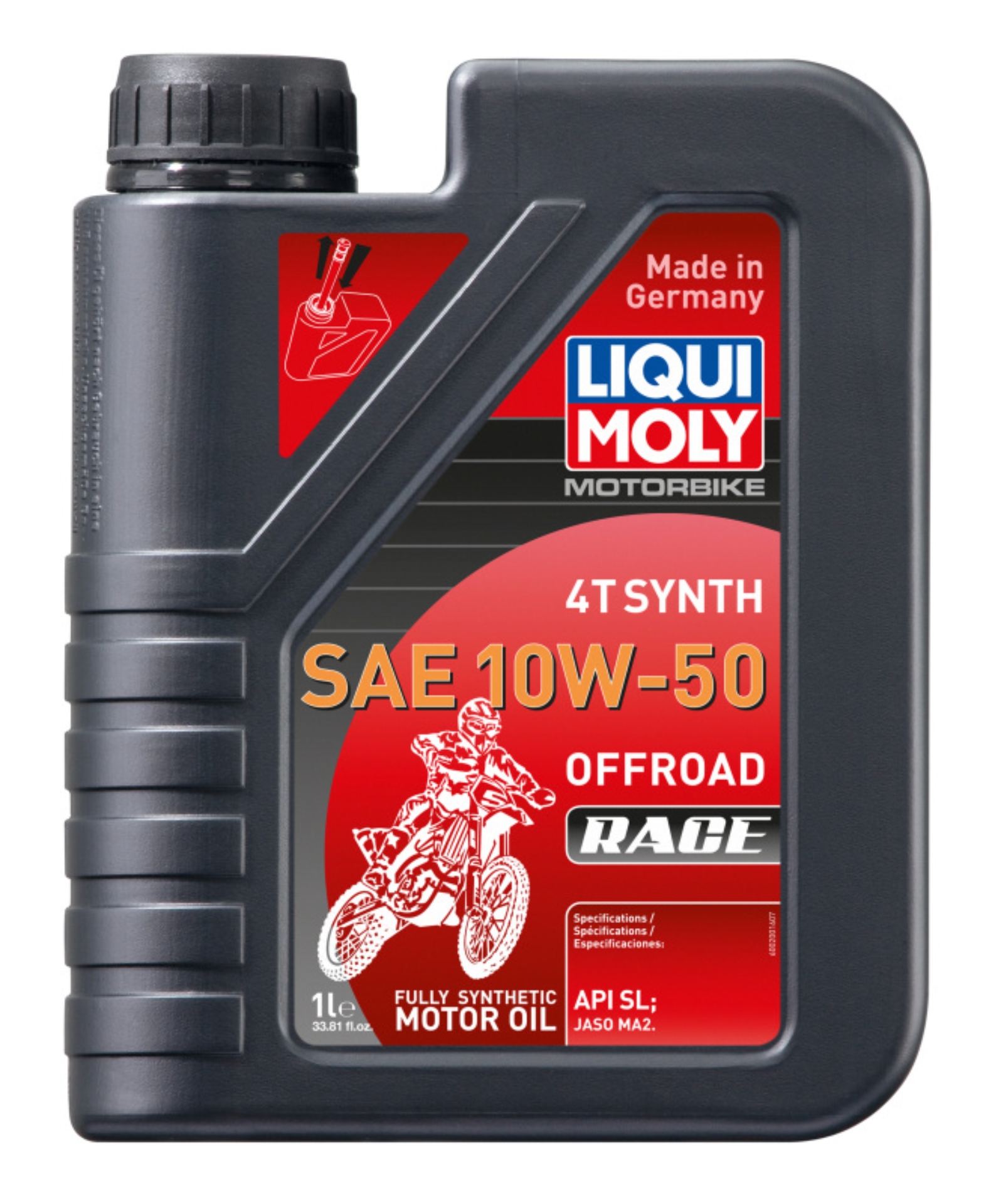 Picture of LIQUI MOLY 1L Motorbike 4T Synth SAE 10W50 Offroad Race