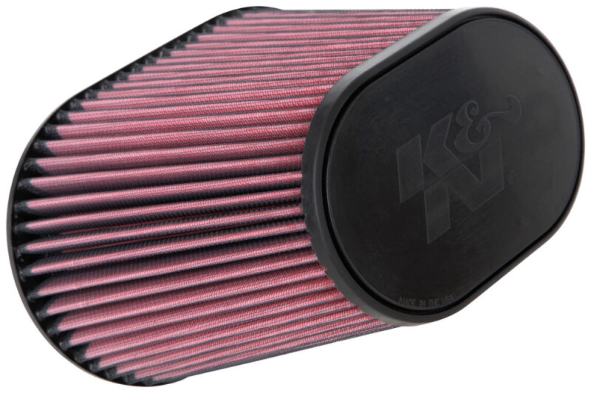 Picture of K&N Universal Clamp-On Air Filter 7in x 5-3/16in Flange 10in x 6-1/4in B 6-3/4in x 4-1/2in T 8in H