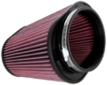 Picture of K&N Universal Clamp-On Air Filter 7in x 5-3/16in Flange 10in x 6-1/4in B 6-3/4in x 4-1/2in T 8in H