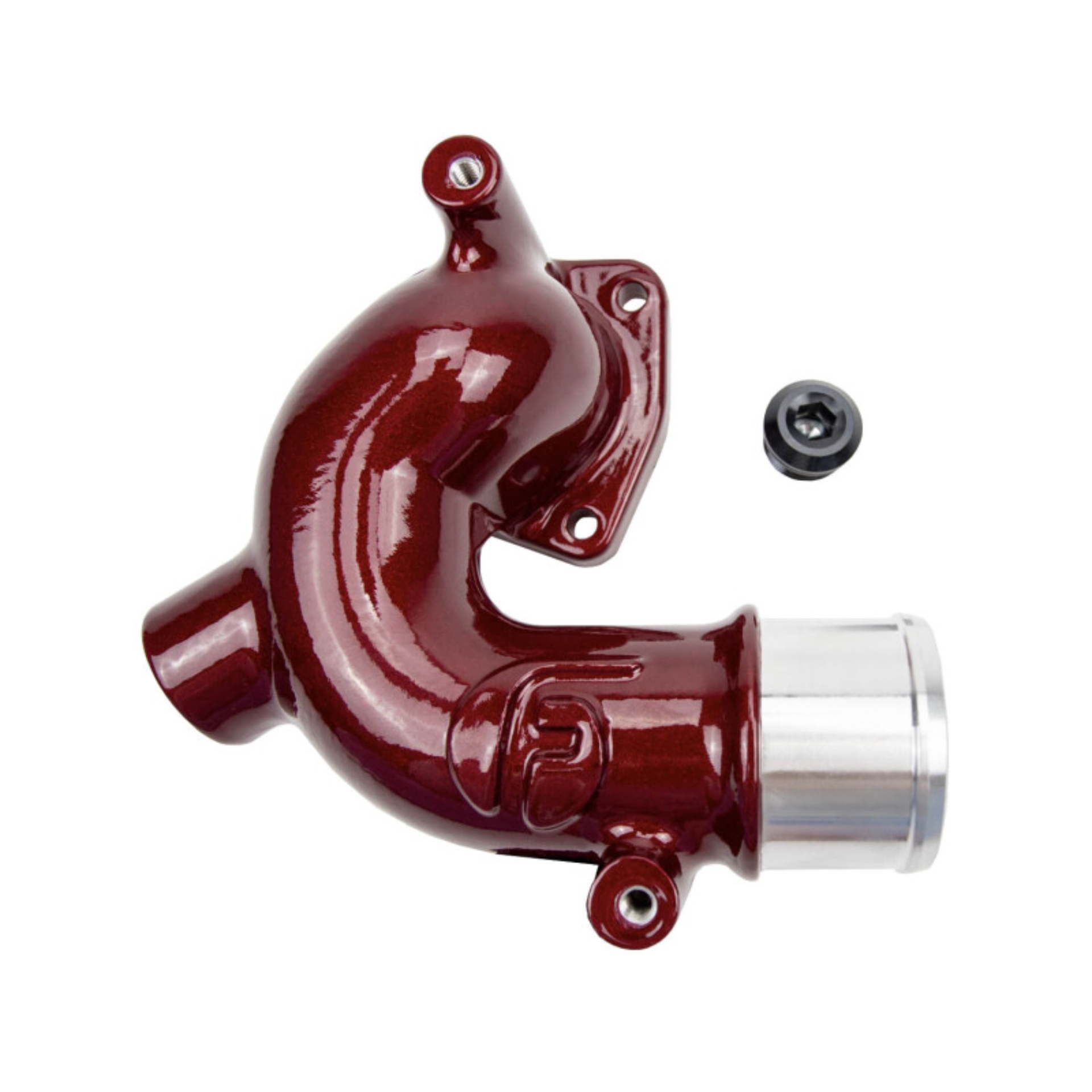 Picture of Wehrli WCFab X Fleece 98-18 Cummins Thermostat Housing - WCFab Red