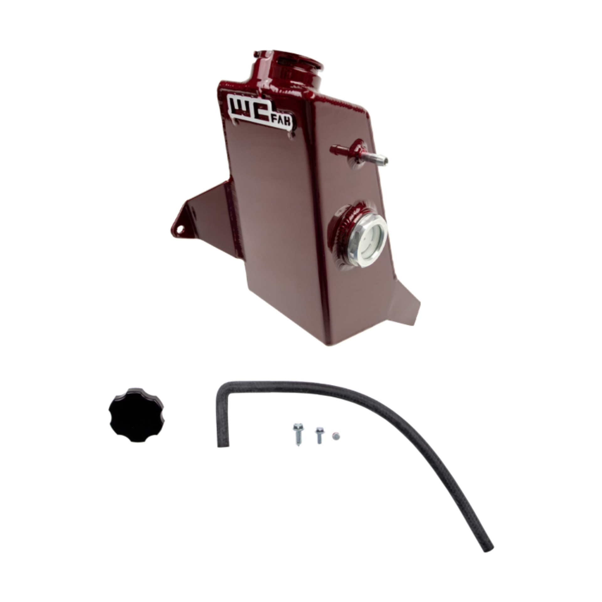 Picture of Wehrli 10-12 Cummins 6.7L Coolant Tank (OEM Placement) - Bronze Chrome