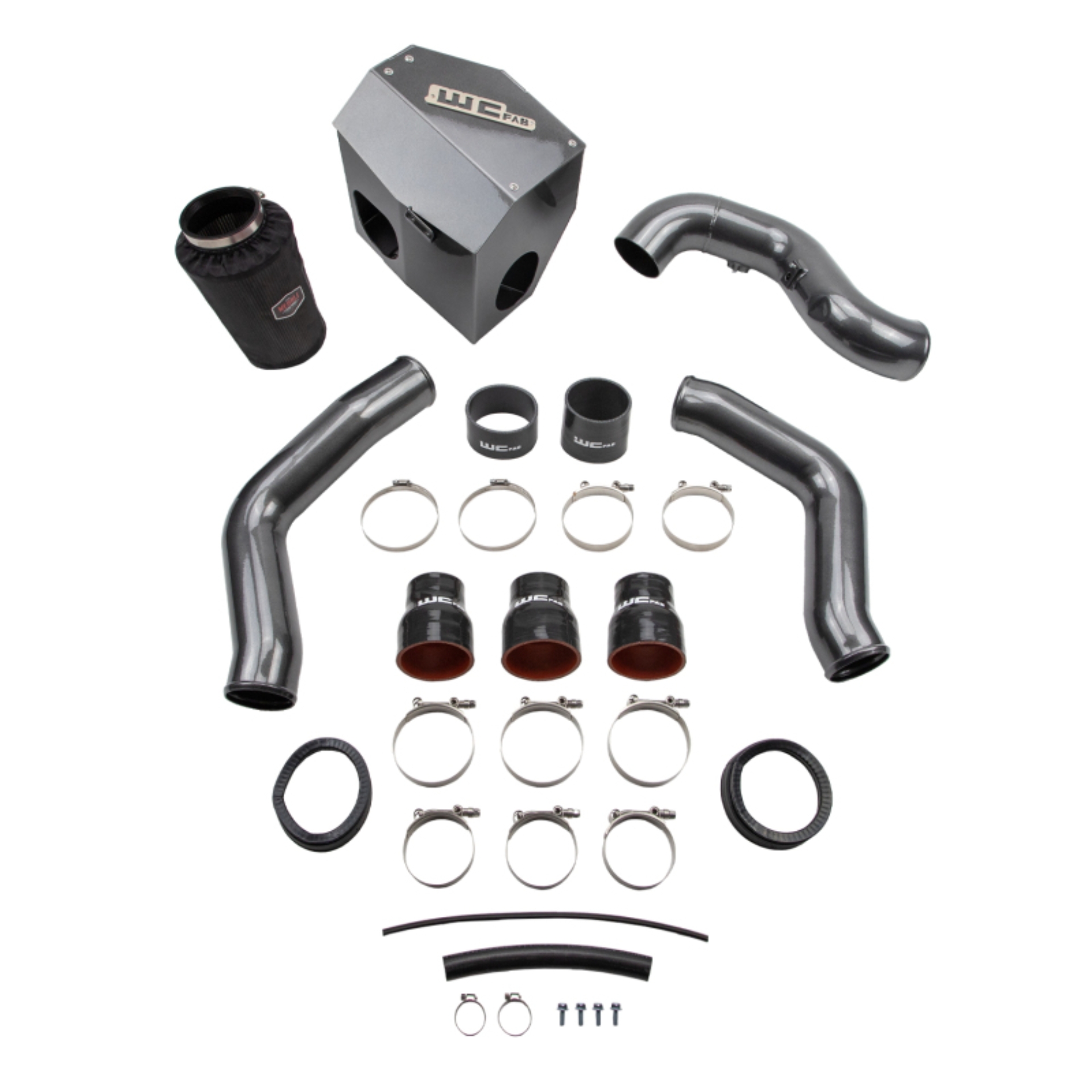 Picture of Wehrli 13-18 Cummins 6.7L Stage 2 High Flow Bundle Kit - Bronze Chrome