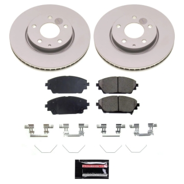 Picture of Power Stop 19-23 Mazda 3 Front Z17 Coated Brake Kit