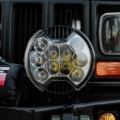 Picture of KC HiLiTES SlimLite 6in Light Shield - SAE Driving Beam - Clear