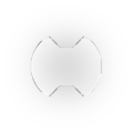 Picture of KC HiLiTES SlimLite 6in Light Shield - SAE Driving Beam - Clear