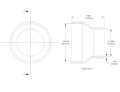 Picture of aFe POWER Universal Products Coupler Kit (3-1/2 x 2-1/2)in ID x 3in L - Black