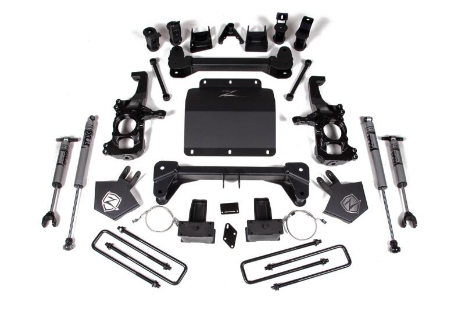Picture of Zone Offroad 2020 Chevy/GM 2500HD/3500HD 5in Suspension System - W/ Overload