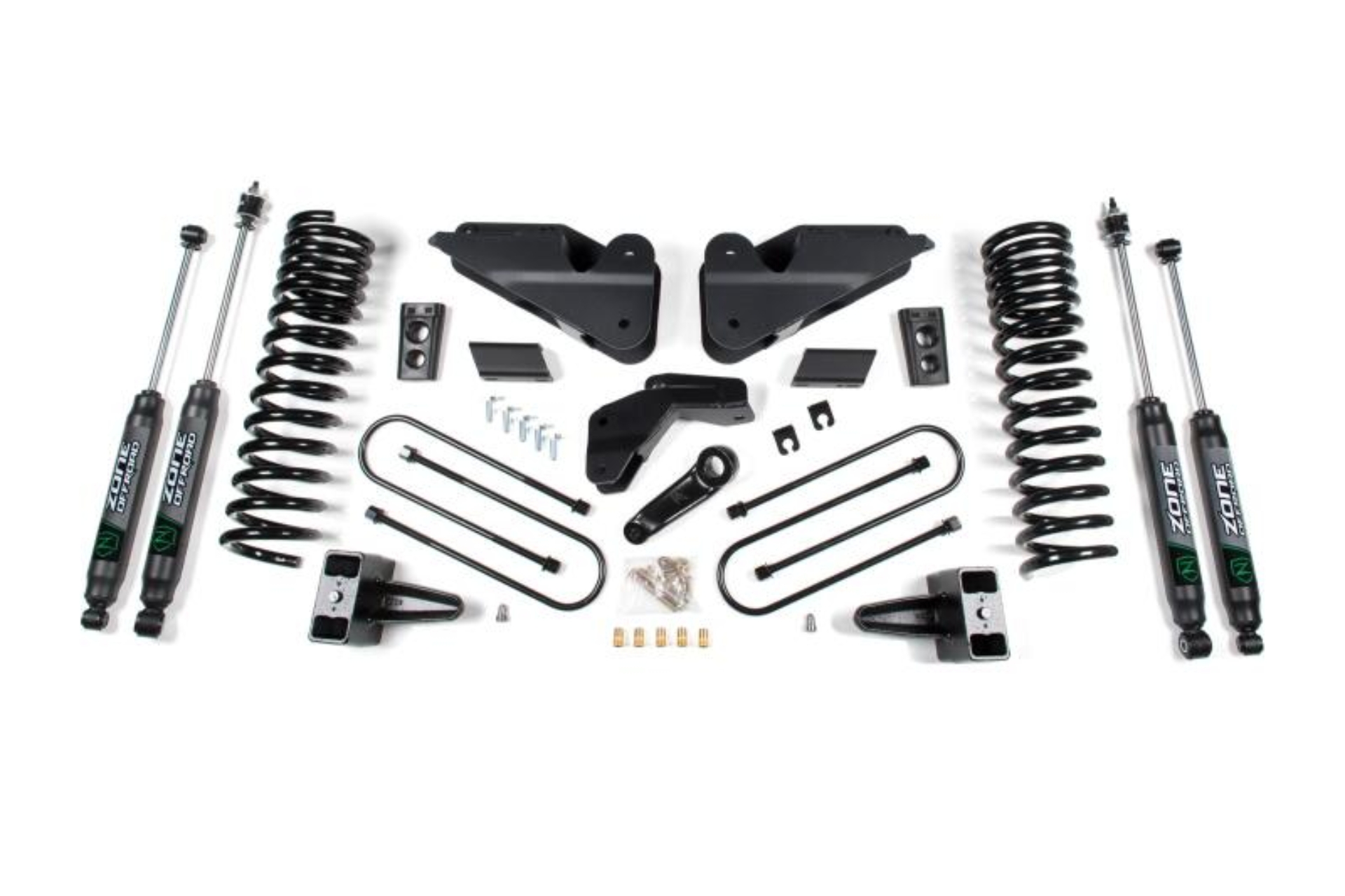 Picture of Zone Offroad 13-18 Ram 3500 5.5in Lift System - Gas
