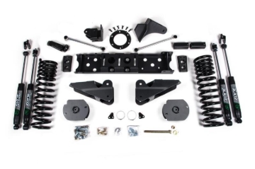 Picture of Zone Offroad 19-20 Ram 2500 4.5in Radius Arm Bracket - Diesel - 6-Bolt T-Case - Nitro Shocks
