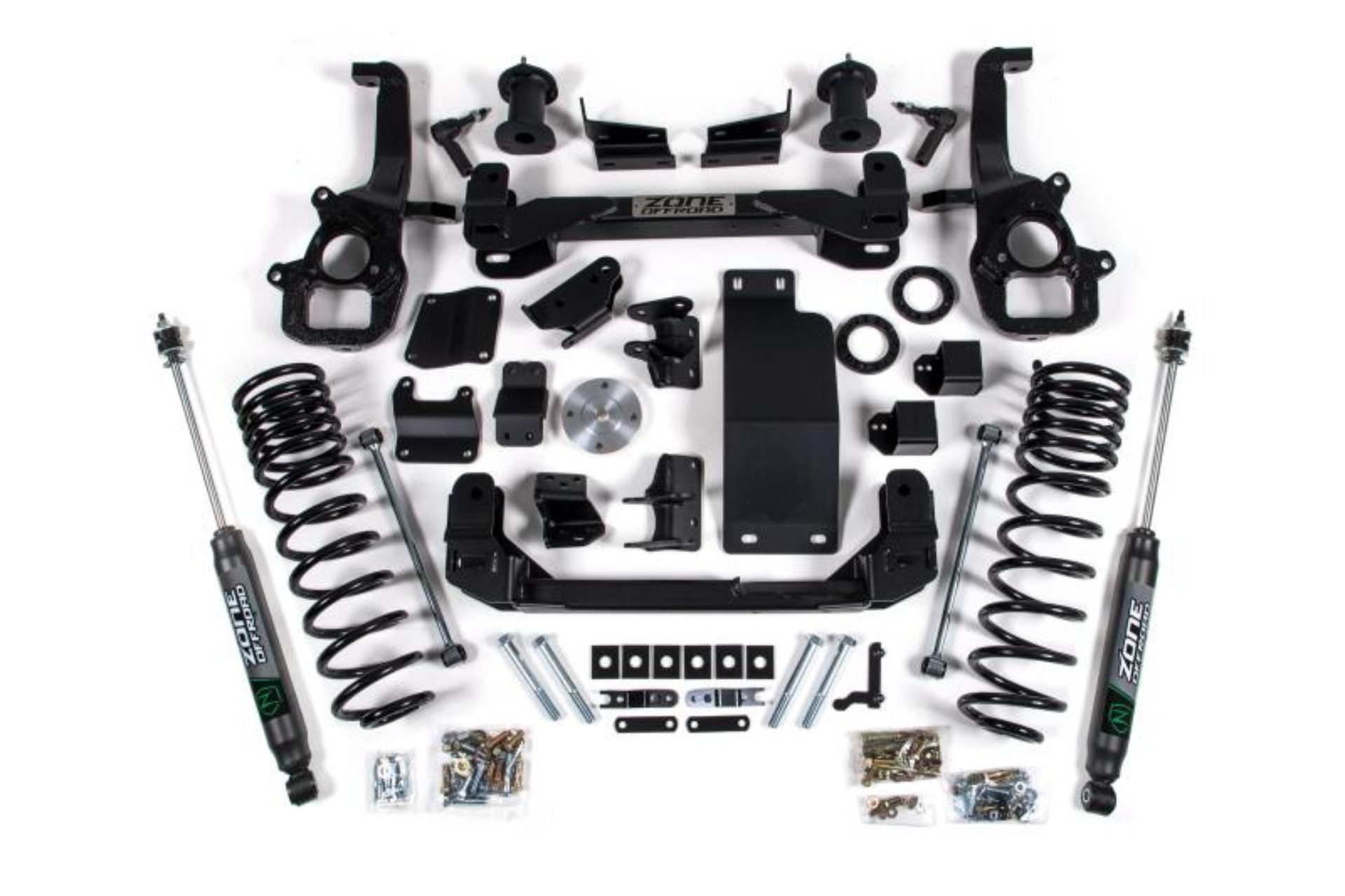 Picture of Zone Offroad 20-21 Ram 1500 4WD 6in Front 5in Rear Suspension Lift System