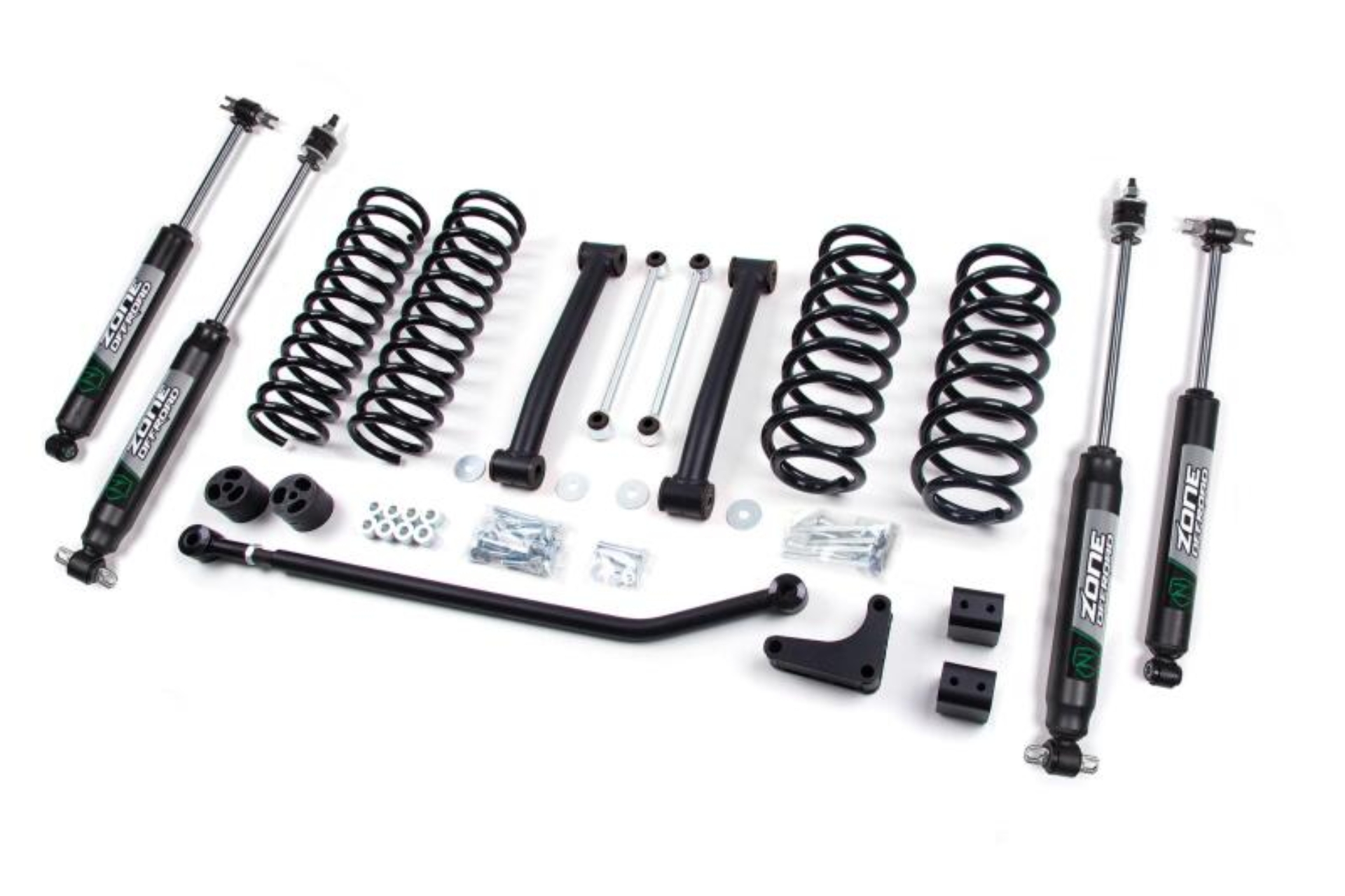 Picture of Zone Offroad 99-04 Jeep WJ 4in Suspension System