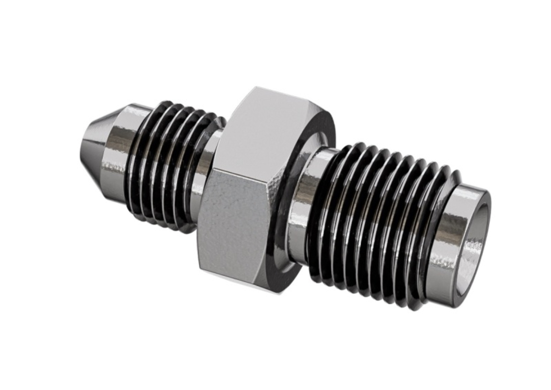 Picture of Goodridge Straight Male Adaptor AN3 to 7/16x24 Inverted