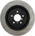 Picture of Sport Drilled & Slotted Brake Rotor; Front Left