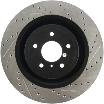 Picture of Sport Drilled & Slotted Brake Rotor; Front Left