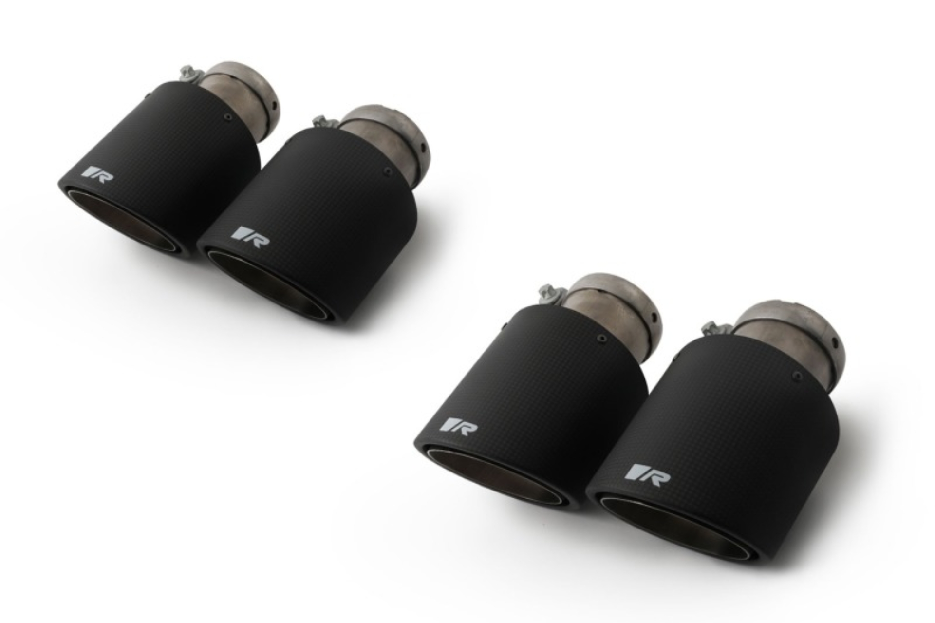 Picture of Remus Carbon 102mm Angled Titanium Internals Tail Pipe Set (Quad Tips)