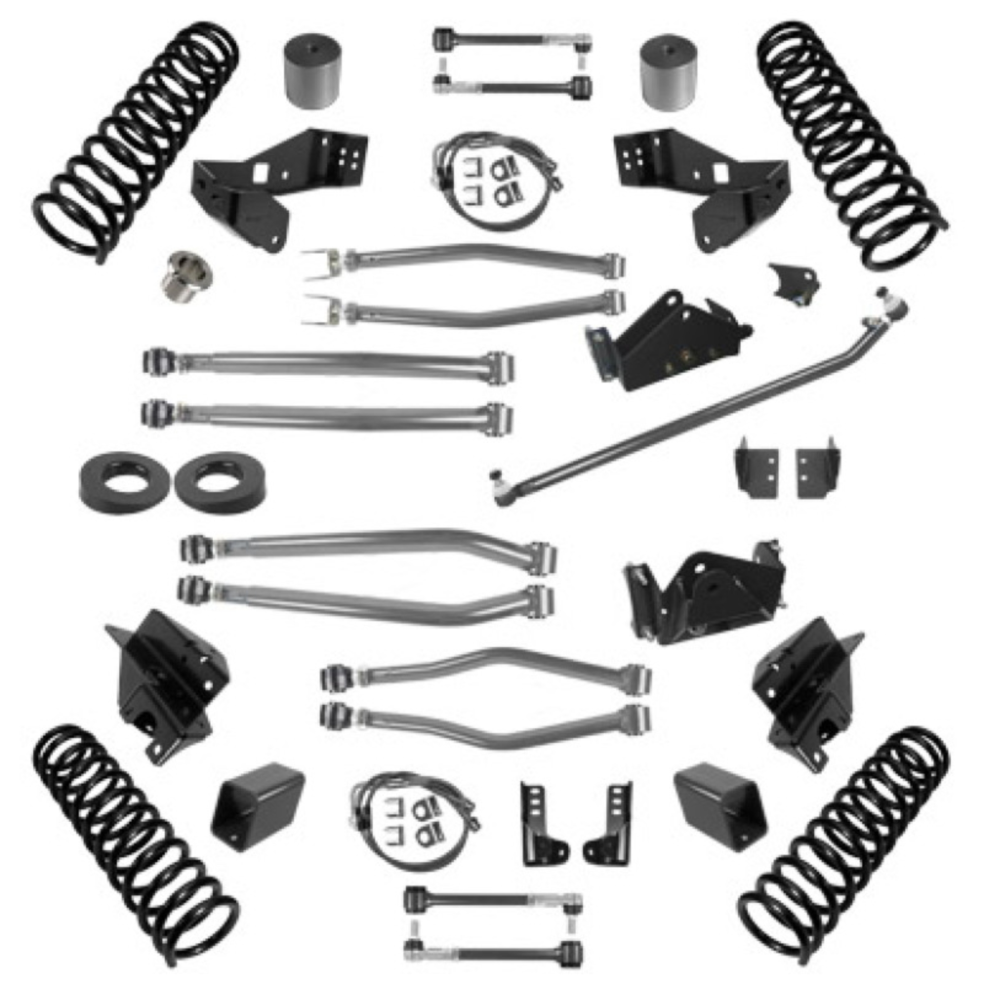 Picture of Synergy 07-18 Jeep Wrangler JKU 4 DR 3.0in Lift Stage 4 Suspension System