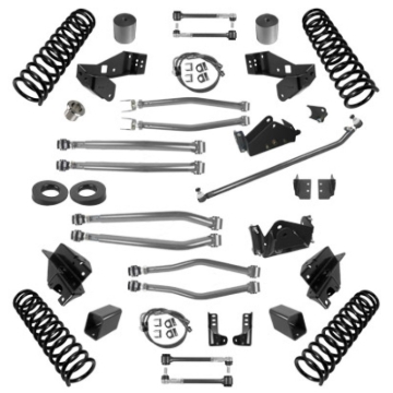 Picture of Synergy 07-18 Jeep Wrangler JKU 4 DR 3.0in Lift Stage 4 Suspension System
